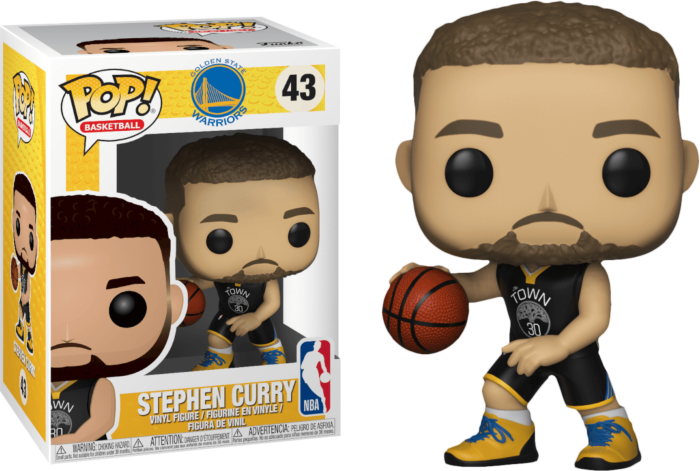 NBA Basketball - Stephen Curry Golden State Warriors Pop! Vinyl Figure
