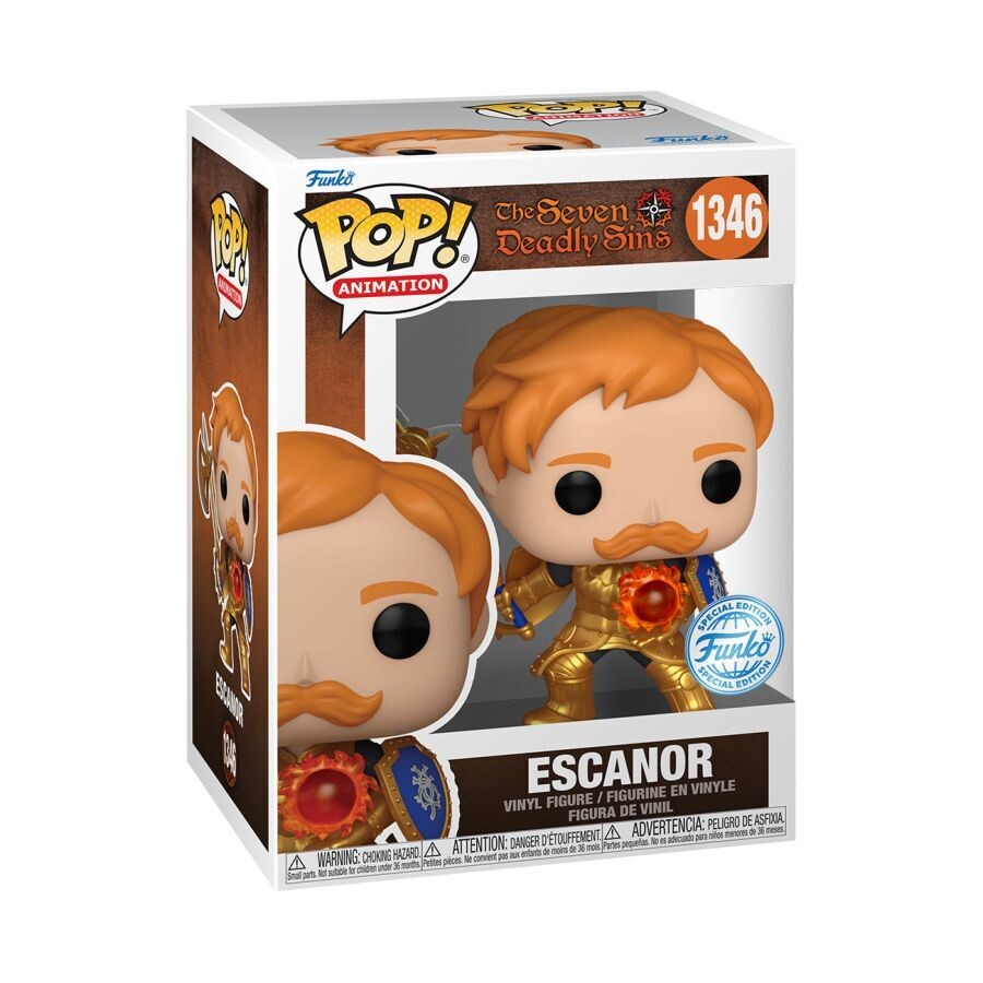 Seven Deadly Sins - Escanor Metallic Pop! Vinyl Figure