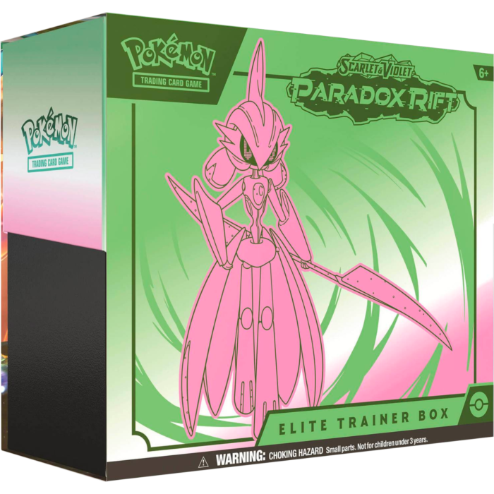Pokemon - Scarlet &amp; Violet 4 Paradox Rift Iron Valiant Elite Trainer Box (Green)