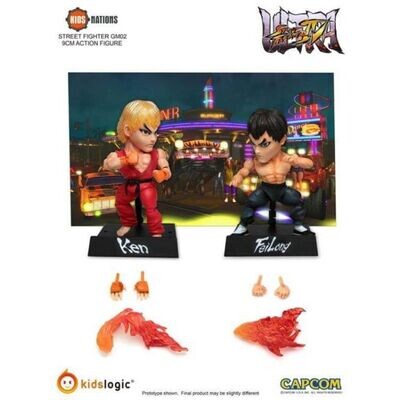 Order: Ken Vs Fei Long Ultra Street Fighter IV Kids Nations GM-02 Action Figure (Set of 2)