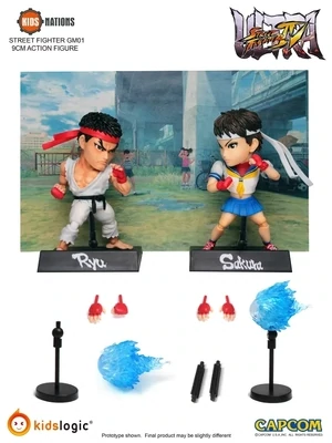 Order: Kids Nations GM01 Ultra Street Fighter IV Action Figure: Ryu and Sakura (Set of 2)