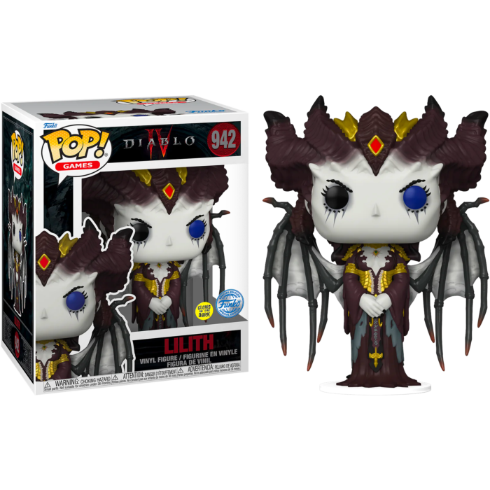 Pre-Order: Diablo IV - Lilith Glow-in-the-Dark 6&quot; Pop! Vinyl Figure
