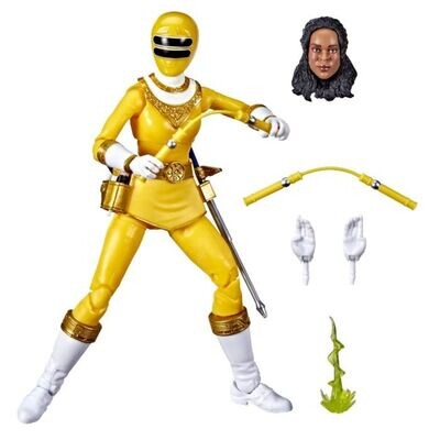 Power Rangers Zeo - Yellow Ranger Lightning Collection 6” Scale Action Figure view 2 - Mighty Toys Australia
