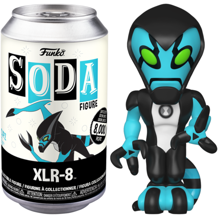 Ben 10 - XLR-8 SODA Vinyl Figure