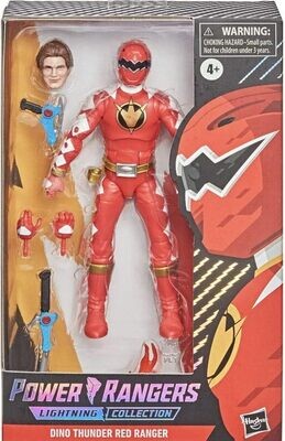 Hasbro Power Rangers Lightning Collection Dino Thunder Red Ranger Figure Action Figure (Spectrum Box)