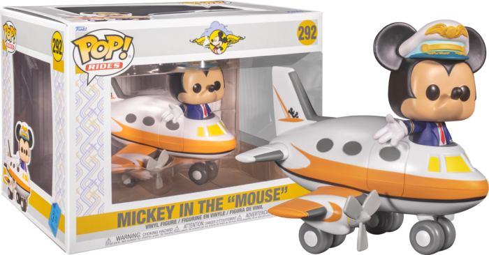 Disney - Mickey in the “Mouse” Plane Pop! Rides Vinyl Figure