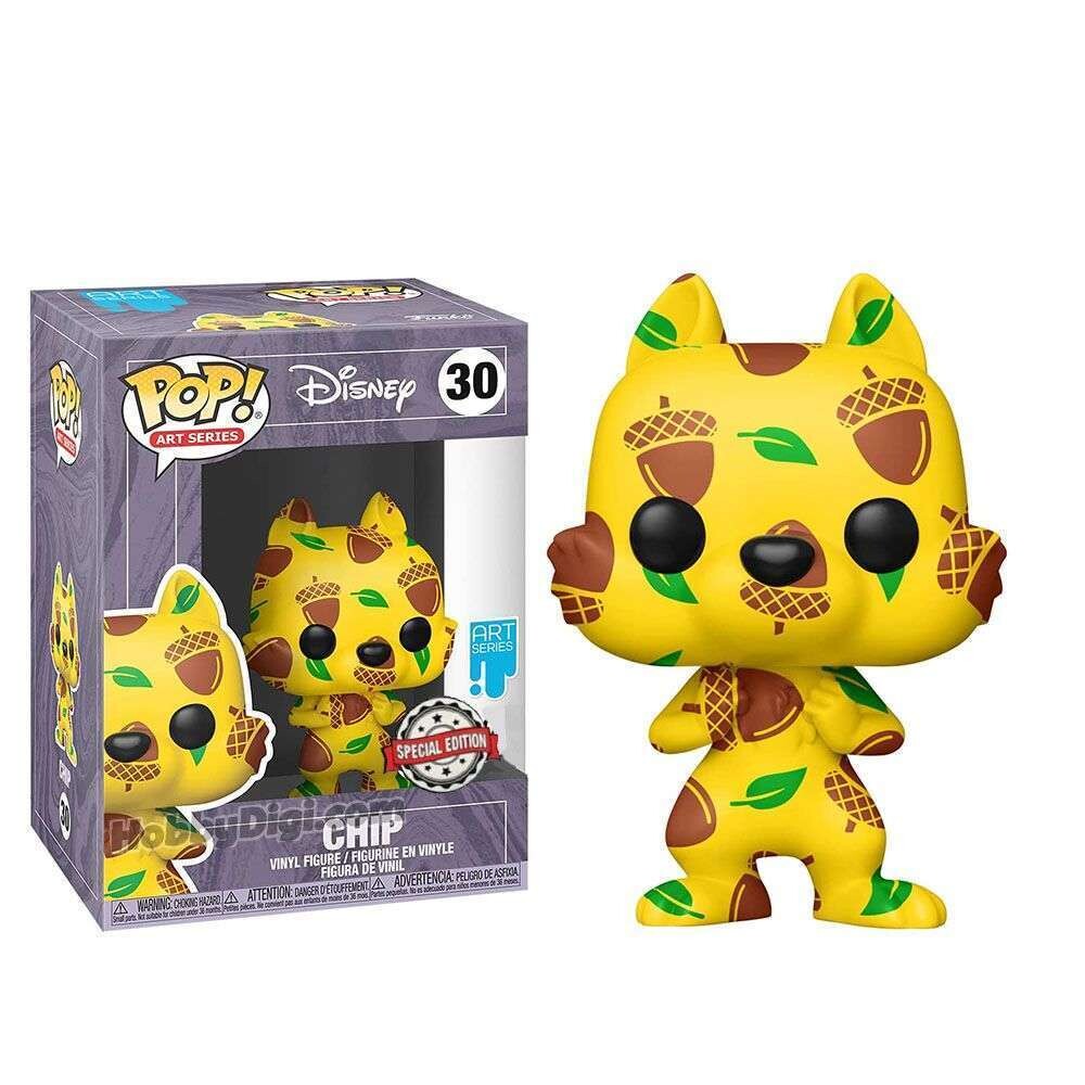 Disney - Chip Artist Series Pop! Vinyl Figure with Pop! Protector