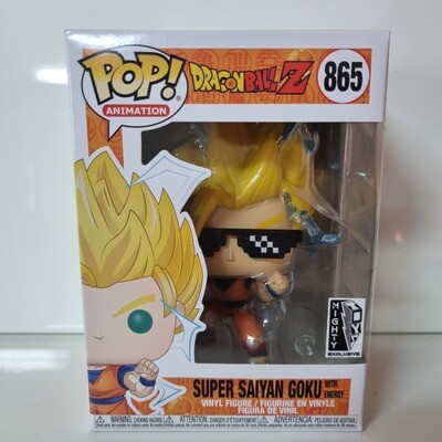 Dragonball- Goku Super Saiyan with Thug Life Glasses Pop Vinyl Figure (Mighty Toys Custom Exclusive)