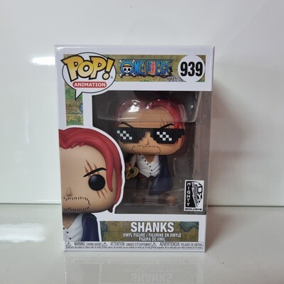 One Piece- Shanks with Thug Life Glasses Pop Vinyl Figure (Mighty Toys Custom Exclusive)