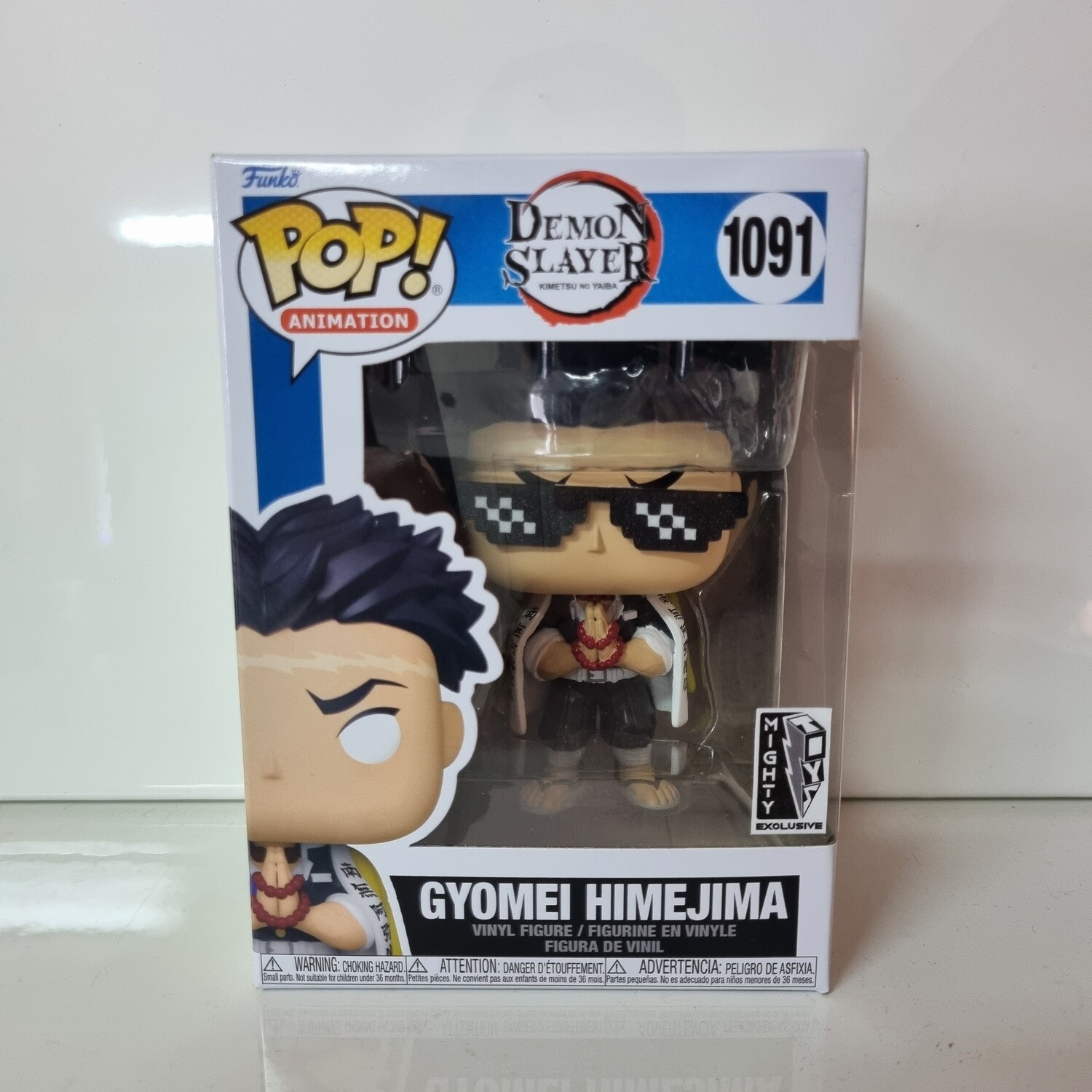 Demon Slayers- Gyomei with Thug Life Glasses Pop Vinyl Figure (Mighty Toys Custom Exclusive)