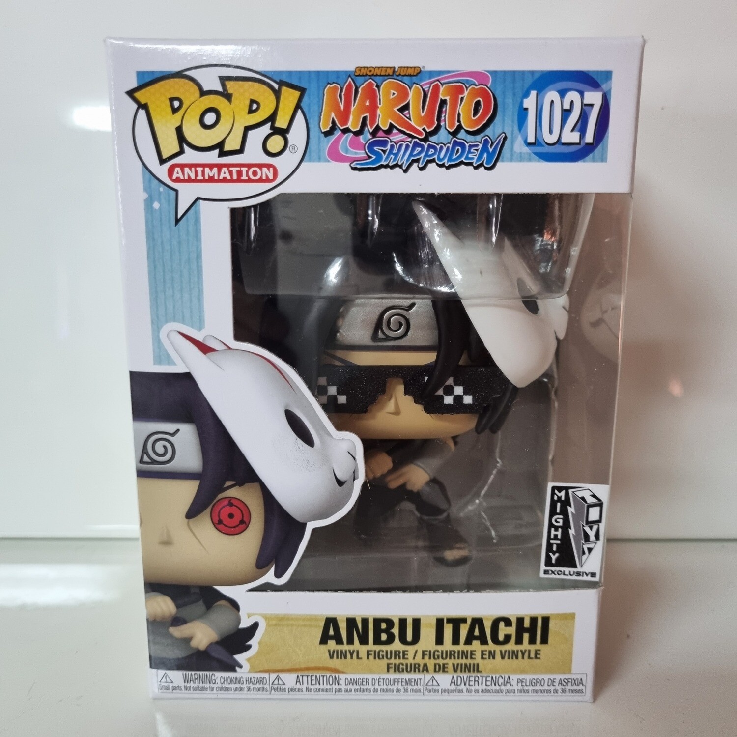 Naruto- Itachi Anbu with Thug Life Glasses Pop Vinyl Figure (Mighty Toys Custom Exclusive)