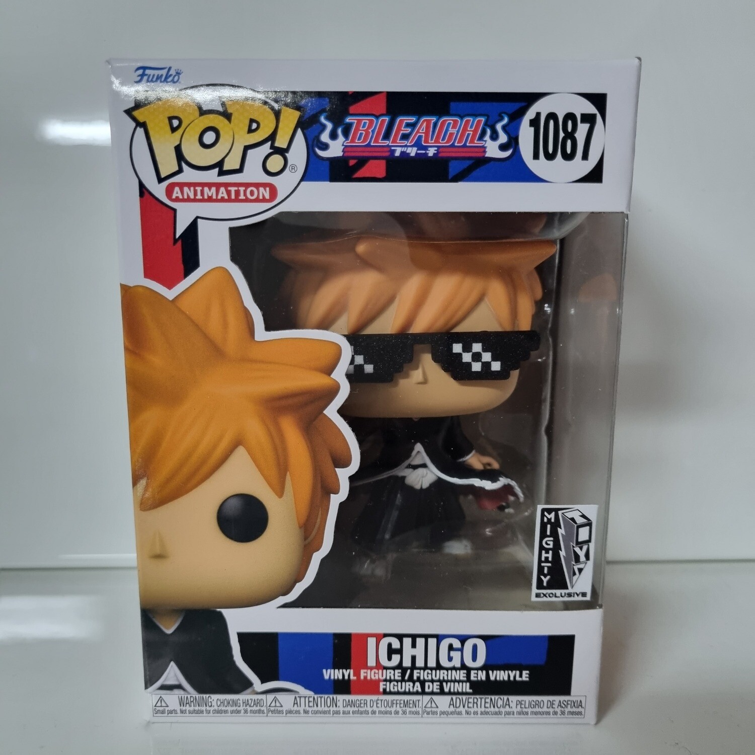 Bleach- Ichigo with Thug Life Glasses Pop Vinyl Figure (Mighty Toys Custom Exclusive)
