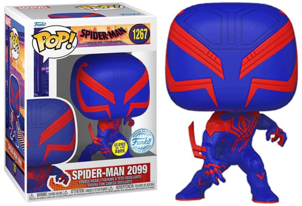 Spider-Man: Across the Spider-Verse - Spider-Man 2099 (Alt) Glow Pop! Vinyl Figure