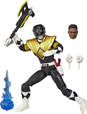 Power Rangers Mighty Morphin Lightning Collection Dragon Shield Black Ranger Exclusive Action Figure - alternate product