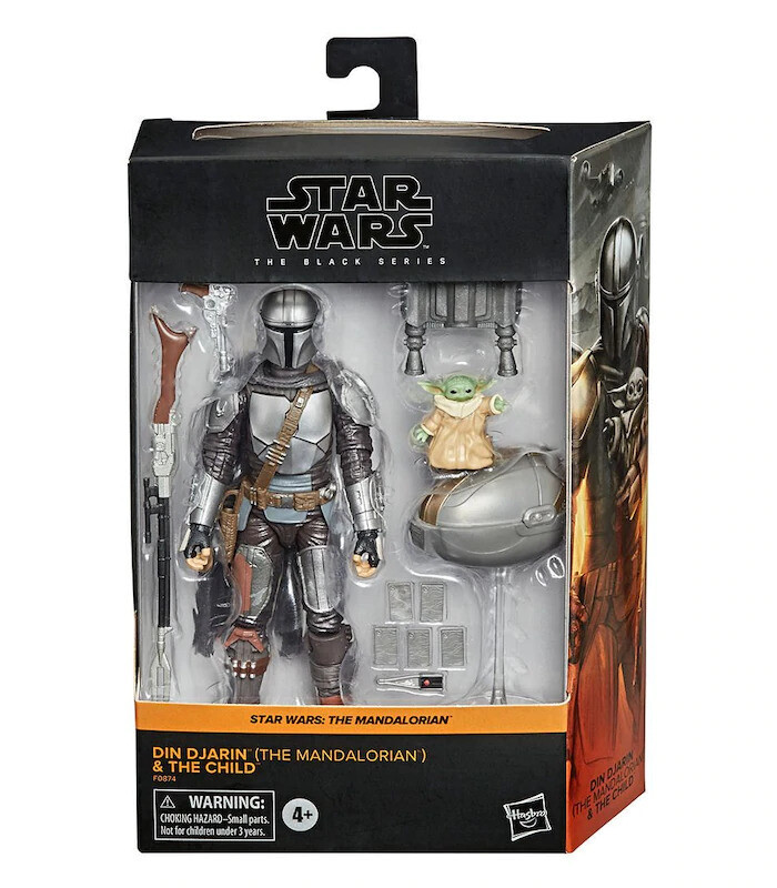 Star Wars The Mandalorian- The Black Series - Din Djarin and the Child Figure