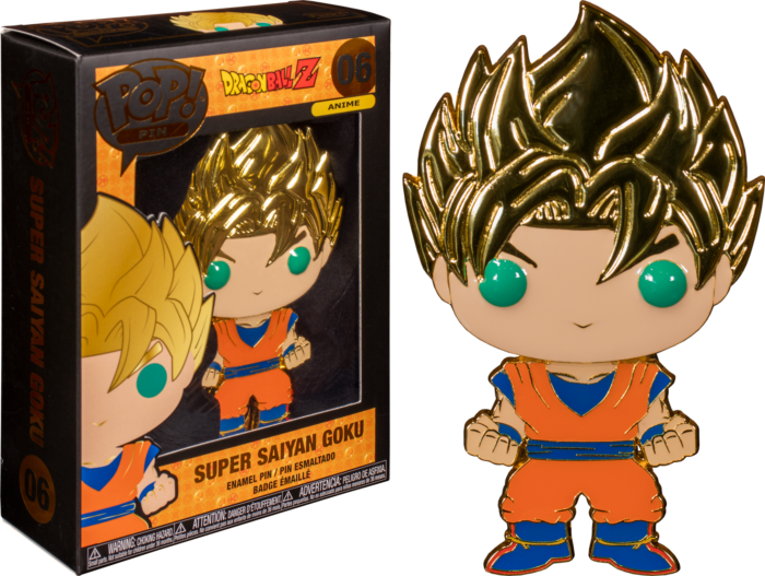 Dragon Ball Z - Super Saiyan Goku 4” Pop! Enamel Pin Figure
