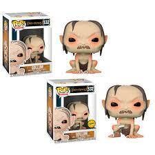 The Lord of the Rings - Smeagol Gollum Chase Pop! Vinyl Figure Bundle of 2