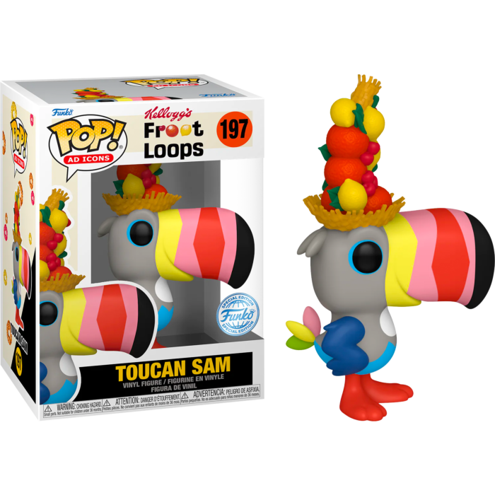 Kellogg&#39;s Froot Loops - Vintage Toucan Sam Pop! Vinyl Figure