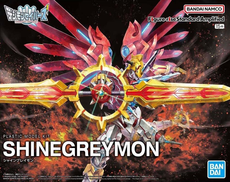Digimon Savers Figure-rise Standard Amplified ShineGreymon Model Kit Figure
