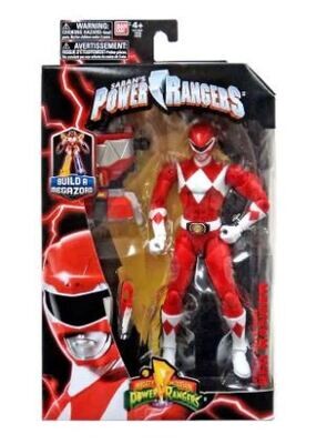 Power Rangers Mighty Morphin Legacy Build A Megazord Red Ranger Action Figure