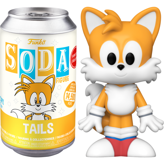 Sonic the Hedgehog - Tails Vinyl SODA Figure in Collector Can