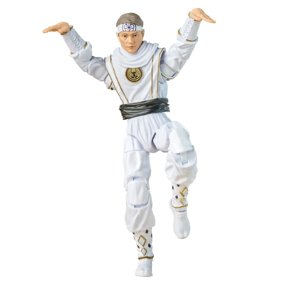 Mighty Morphin Power Rangers x Cobra Kai - Daniel LaRusso Morphed White Crane Ranger Lightning Collection 6” Scale Action
