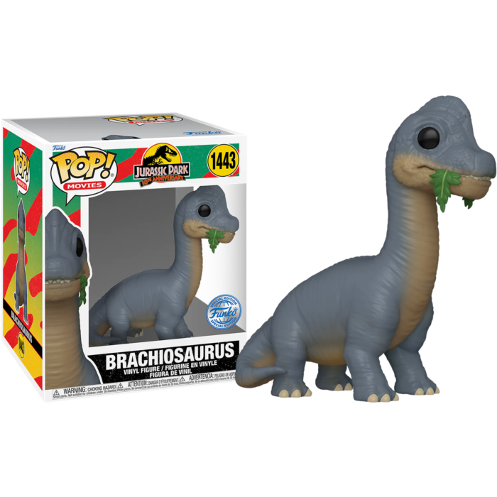 Jurassic Park 30th Anniversary - Brachiosaurus 6&quot; Super Sized Pop! Vinyl Figure