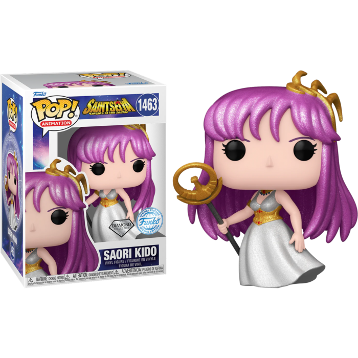 Saint Seiya: Knights of the Zodiac - Saori Kido (Athena) Diamond Glitter Pop! Vinyl Figure