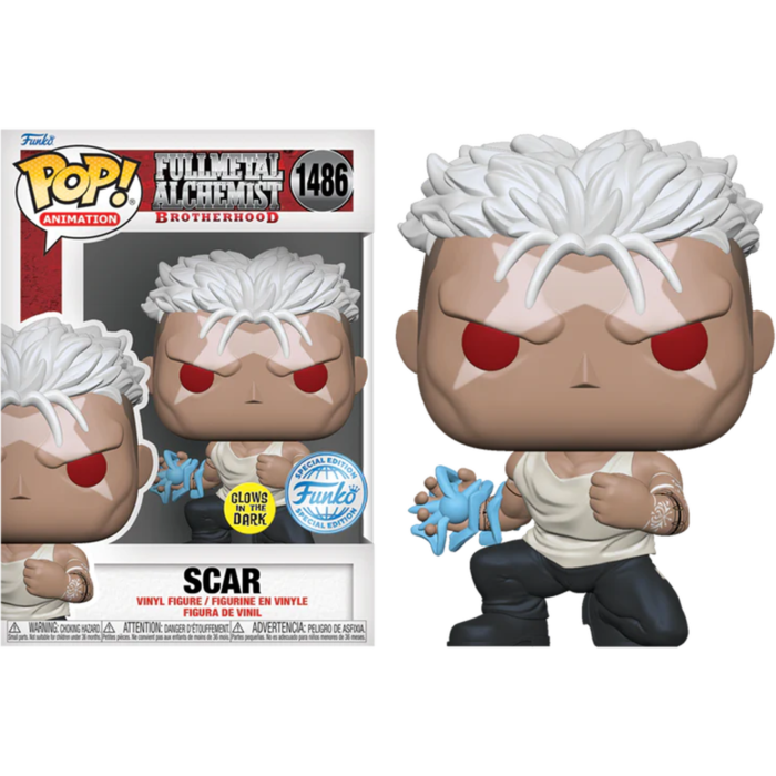 Fullmetal Alchemist: Brotherhood - Scar Glow-in-the-Dark Pop! Vinyl Figure