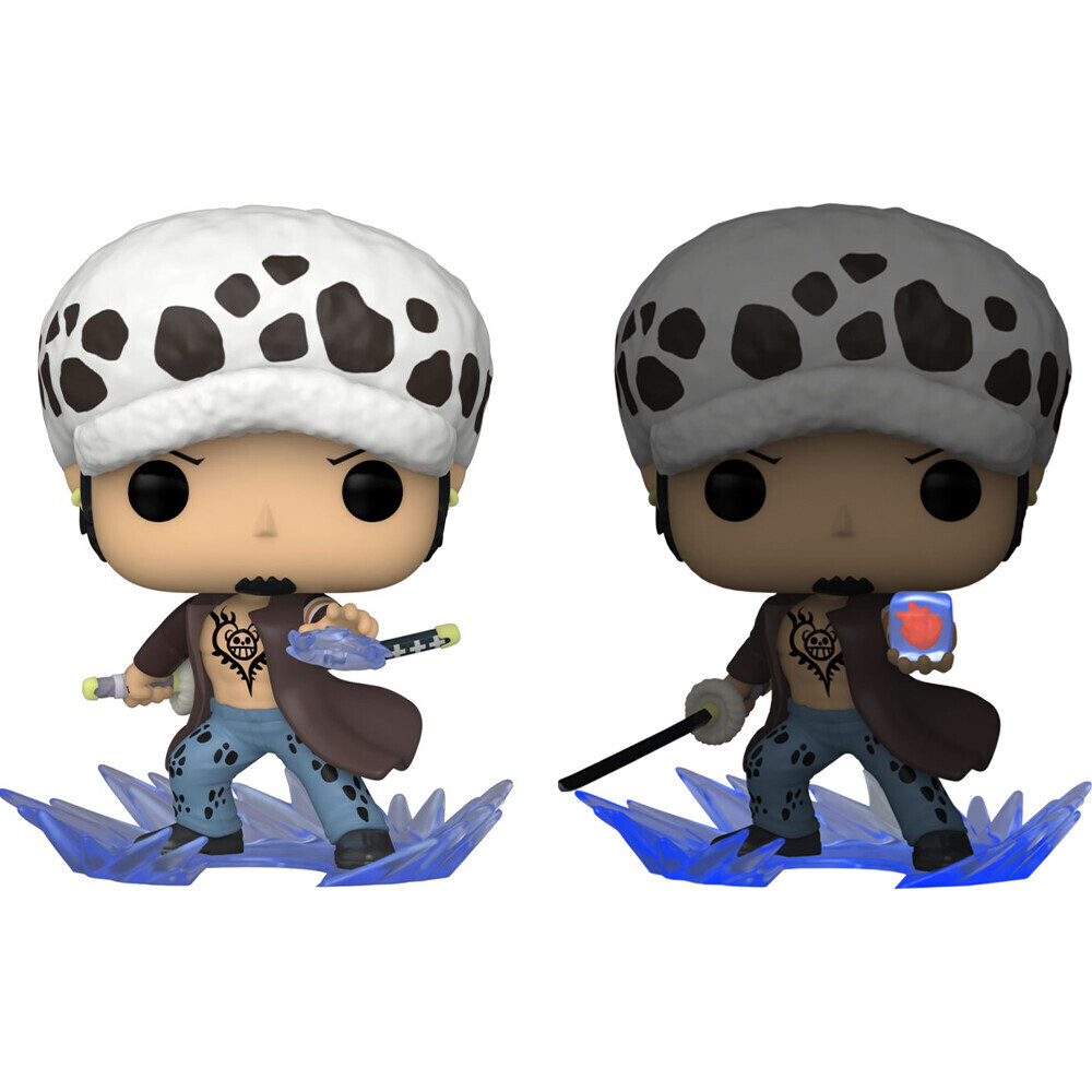One Piece - Trafalgar Law Chase Pop! Vinyl Figure Bundle of 2