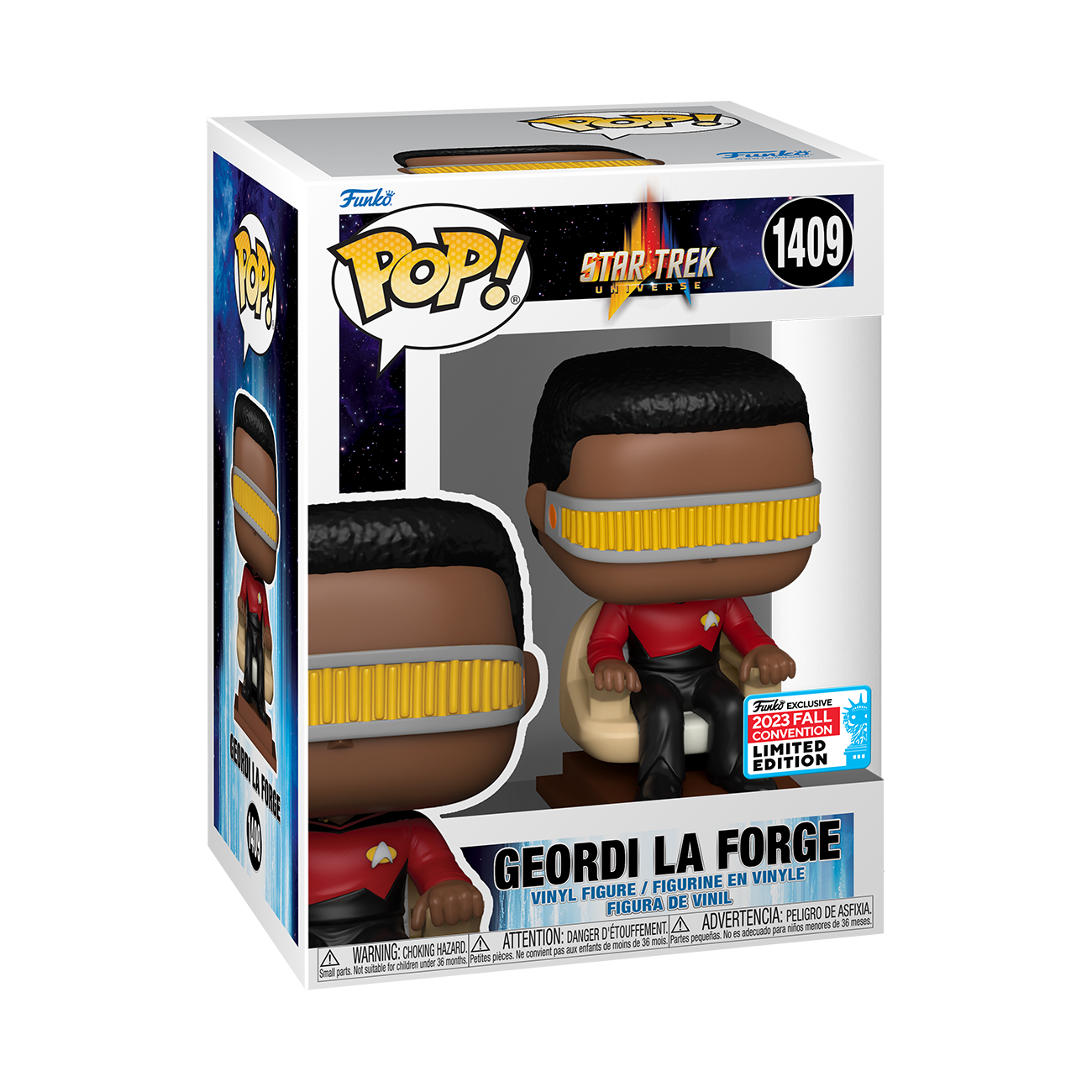 Star Trek - Geordi La Forge Pop! Vinyl Figure (2023 Fall Convention Exclusive)