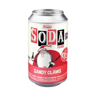 The Nightmare Before Christmas - Sandy Claws Vinyl SODA Figure in Collector Can (2023 Fall Convention Exclusive)