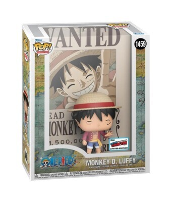 One Piece - Monkey D Luffy Wanted Pop! Cover Pop! Vinyl Figure (2023 Fall Convention Exclusive)(1 Per Customer) (Imported)