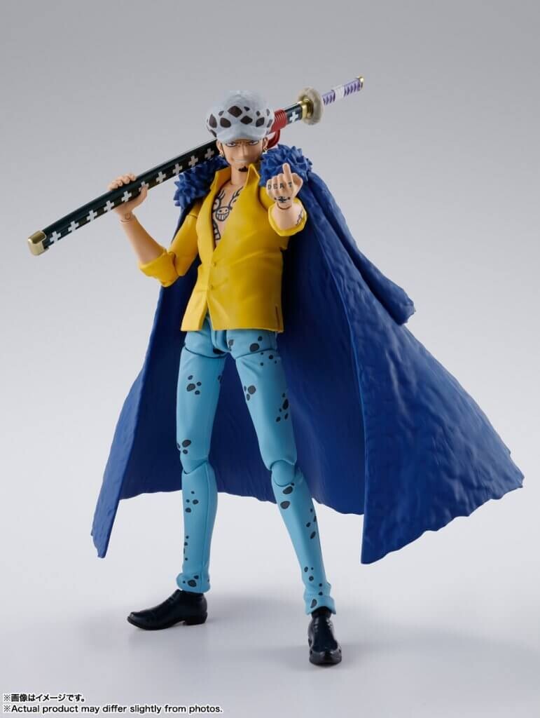 S.H.FIGUARTS One Piece Trafalgar Law Figure- The Raid On Onigashima Figure