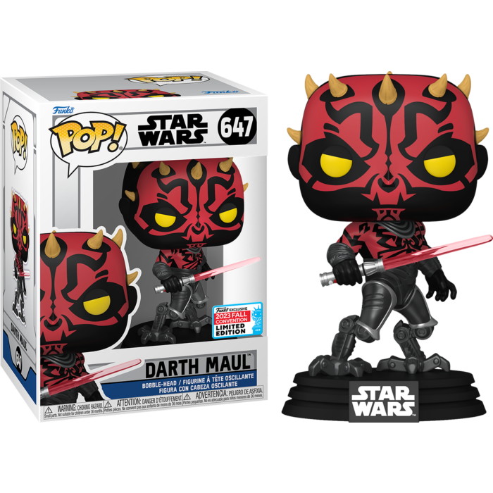 Star Wars - Cybernetic Darth Maul Pop! Vinyl Figure (2023 Fall Convention Exclusive)