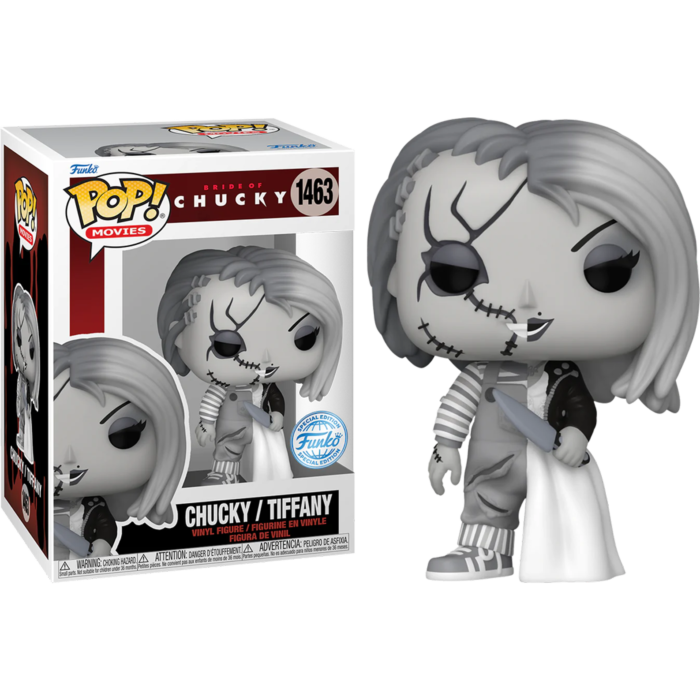Bride of Chucky (1998) - Chucky / Tiffany Pop! Vinyl Figure
