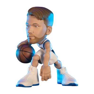 NBA - Luka Doncic - Mavericks - Mini 6&quot; Vinyl Figure (White)