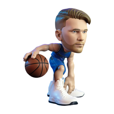 NBA Basketball - Luka Doncic Dallas Mavericks (Blue Jersey) smAll-Stars Minis 6&quot; Vinyl Figure