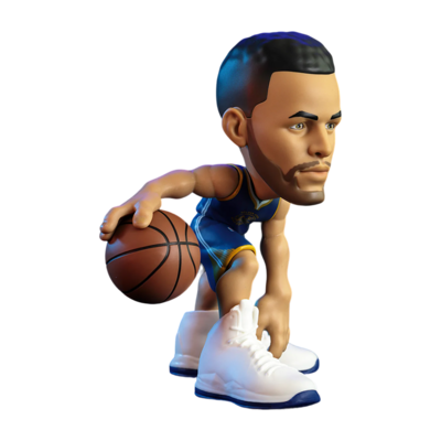 NBA - Steph Curry - Warriors - Mini 6&quot; Vinyl Figure (Blue)