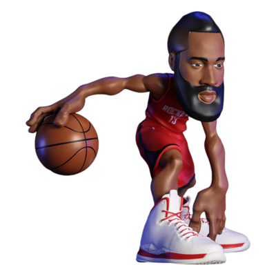 Pre-Order: NBA - James Harden - Rockets - 12&quot; Vinyl Figure Red