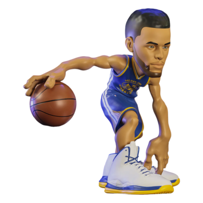Pre-Order: NBA - Steph Curry - Warriors - 12&quot; Vinyl Figure Blue