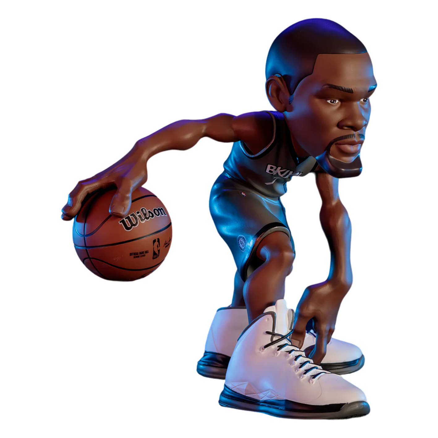 Pre-Order: NBA -  Kevin Durant - Nets - LE 12&quot; Vinyl Figure Gray (Limited Edition only 500 made)