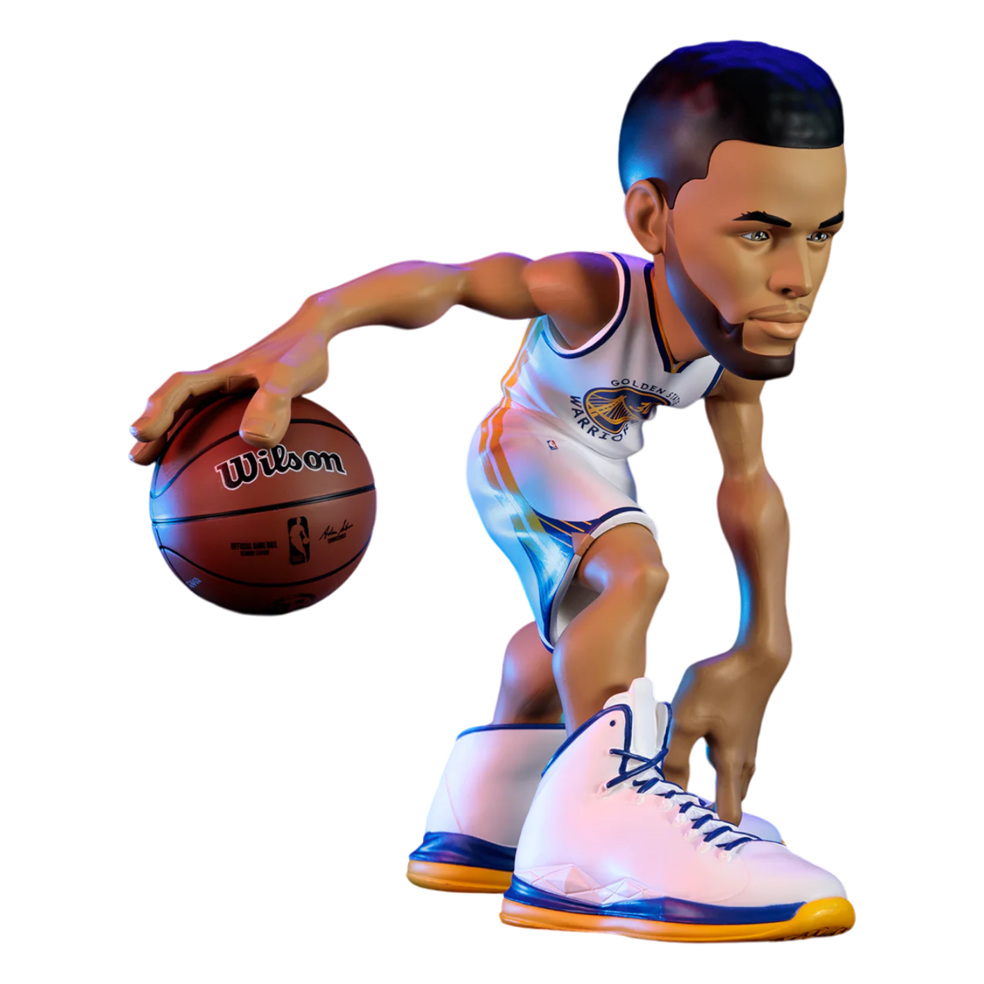 Pre-Order: NBA - Steph Curry - Warriors - LE 12&quot; Vinyl Figure White (Limited Edition only 500 made)