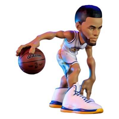 Pre-Order: NBA - Steph Curry - Warriors - LE 12&quot; Vinyl Figure White (Limited Edition only 500 made)