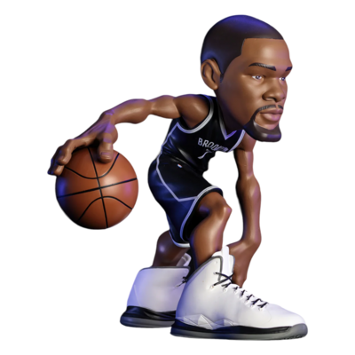 Pre-Order: NBA - Kevin Durant - Nets - 12&quot; Vinyl Figure Black