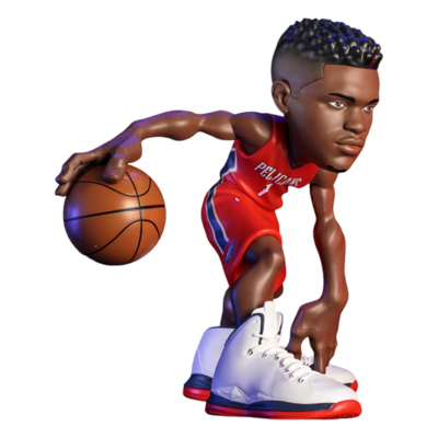 Pre-Order: NBA - Zion Williamson - Pelicans - 12&quot; Vinyl Figure Red