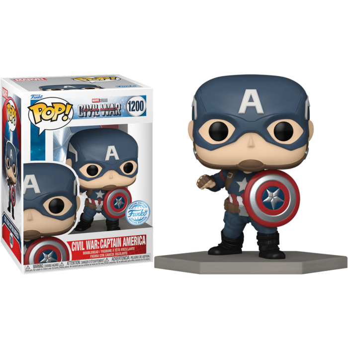 Captain America: Civil War - Captain America with Shield Pop! Vinyl Figure