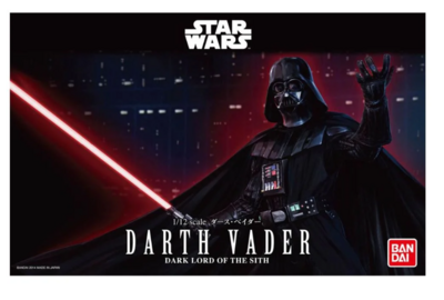 Bandai Star Wars 1/12 Scale Darth Vader Model Kit Figure