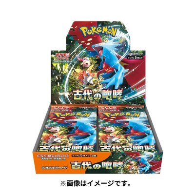 Ancient Roar Scarlet &amp; Violet Sv4K Pokemon Card Game Booster Box (Japan Version)
