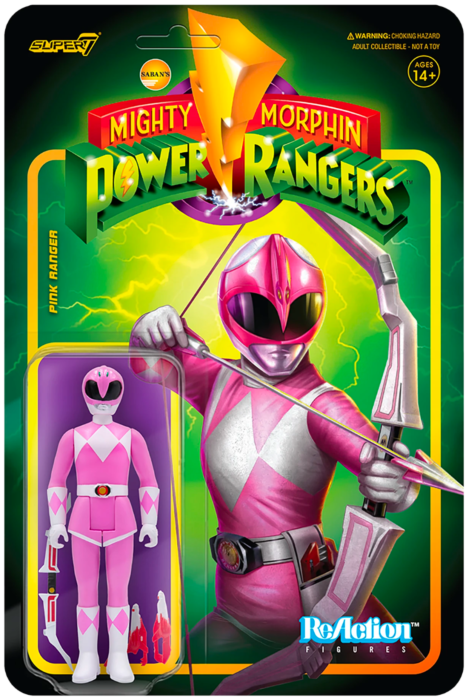 Mighty Morphin’ Power Rangers - Pink Ranger ReAction 3.75” Action Figure